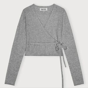 Organic Basics Fine Knit Wrap Cardigan